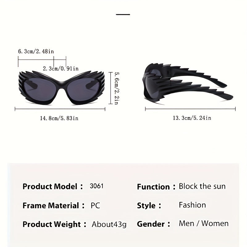 Y2k Cat Eye Shaped Frame Sunglasses UV Protection