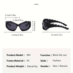 Y2k Cat Eye Shaped Frame Sunglasses UV Protection