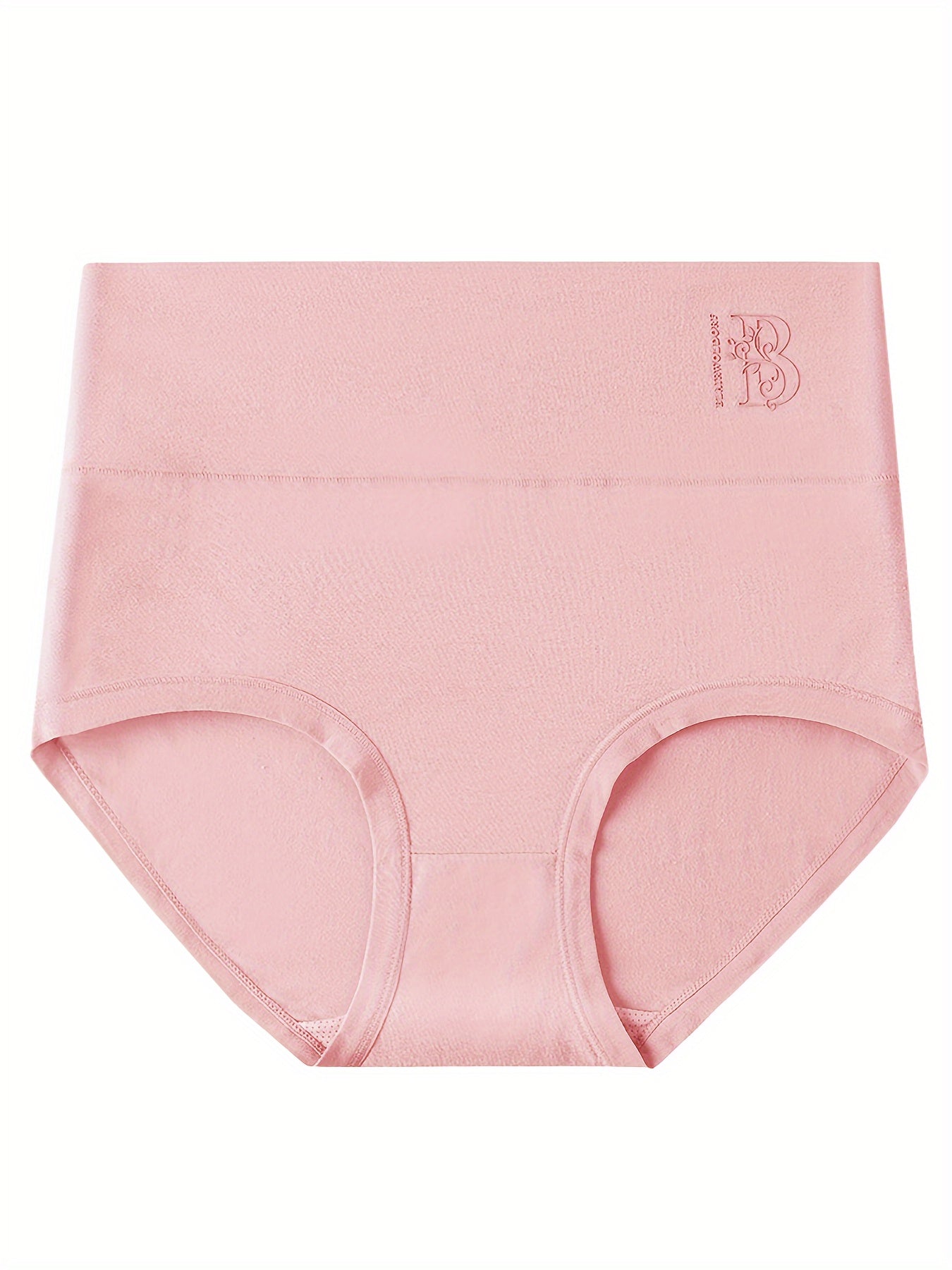 4pcs Solid Comfy Breathable Panties Women's Lingerie