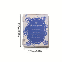 B5 Flower Rose Series Notebook Vintage Rose 1 Book 120 Pages