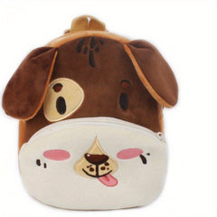 Girls Cartoon Plush Animal Backpack Shoulder Bag Coin Purse