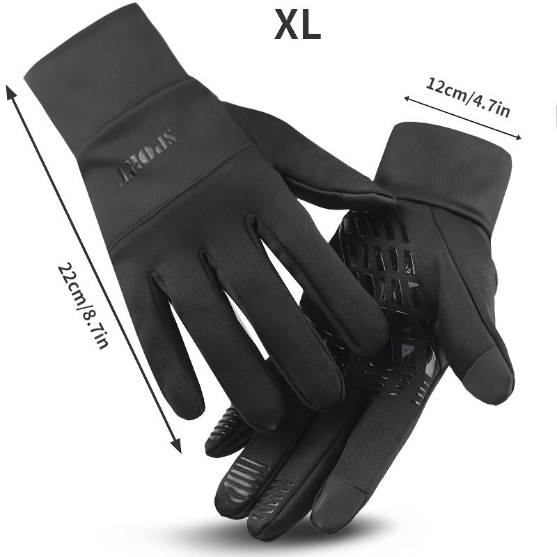 Unisex Riding & Skiing Gloves Thickened Warm Coldproof Non slip