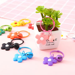 Flower Bell Keychain Bag Charm with Ornament Keyring