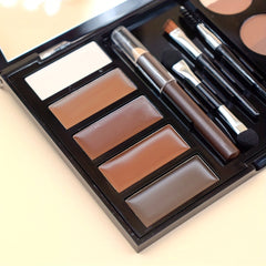 Waterproof Eyebrow Makeup Set Eyebrow Dye Gel Pencil Powder Brushes