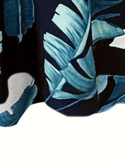 Tropical Print Maxi Cami Dress