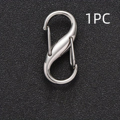 S-Shaped Spring Buckle Mountaineering Buckle for DIY Bag Accessory