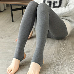 Solid High Waist Slim Leggings Women's Stockings