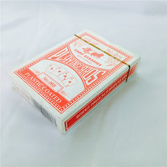 Card Carriage Pattern Wide Poker Card Table Game Toy Props
