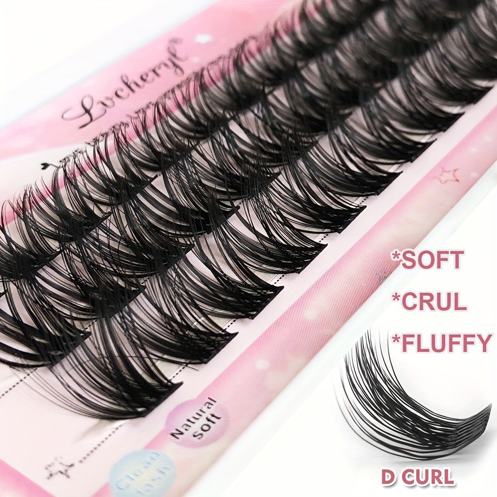 36 Pcs Lash Clusters Individual Lashes 9-14mm D Curl Wispy Extension