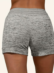 Faith & Love Print Shorts Drawstring Casual Shorts