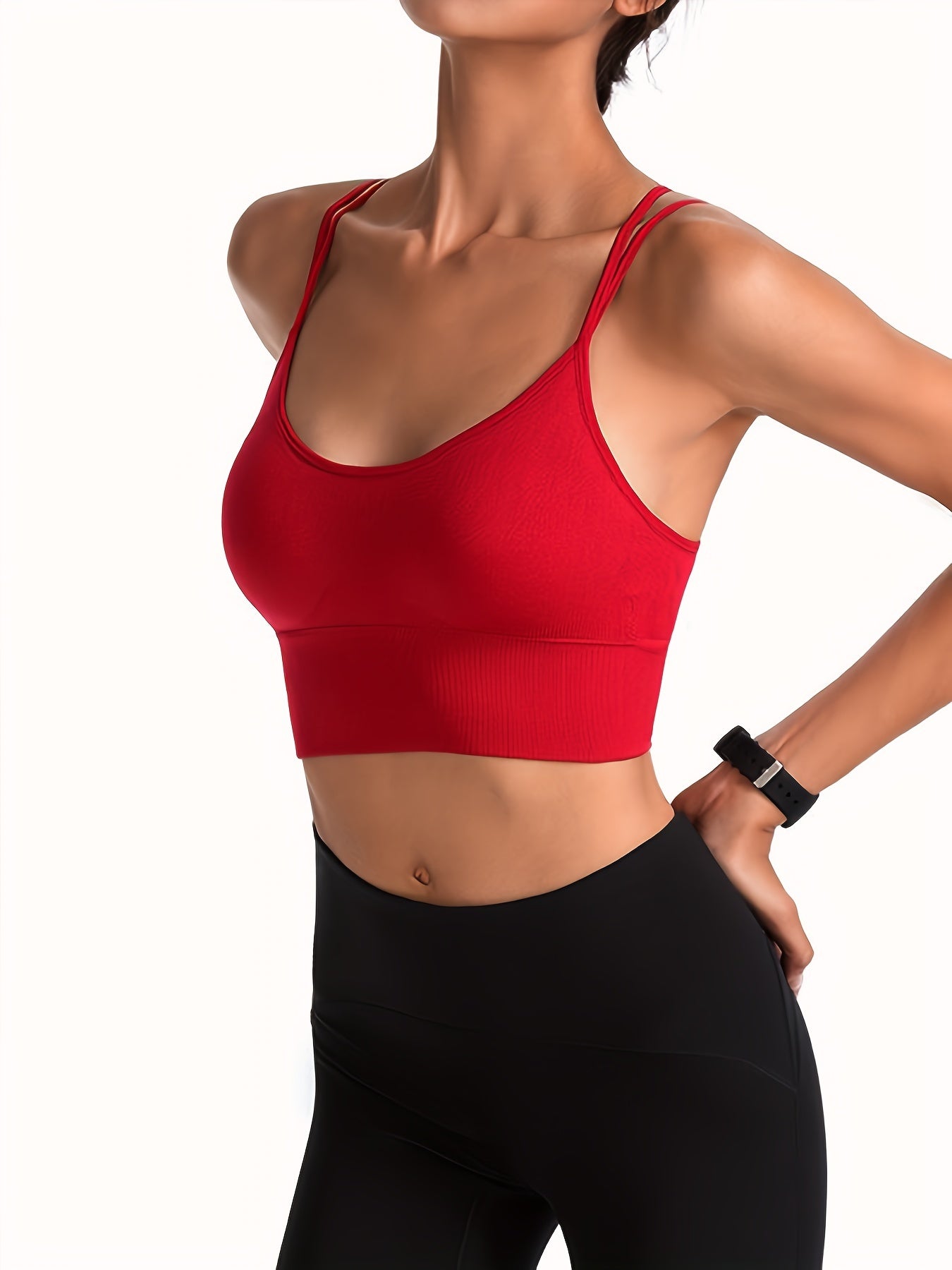 Criss Cross Back Sports Bra Yoga Fitness Bra