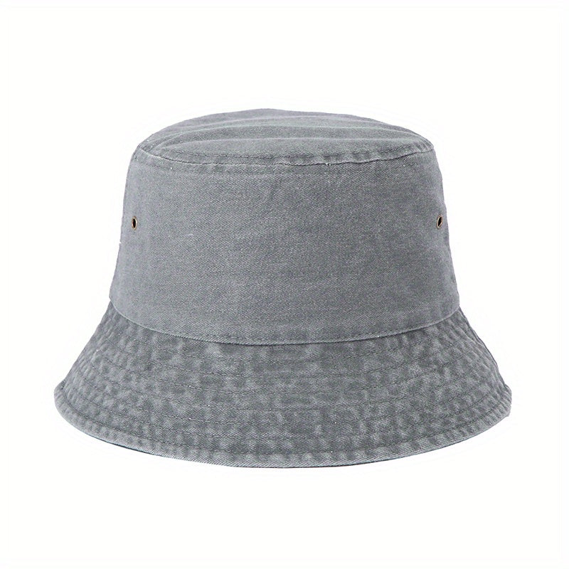 Solid Washed Bucket Hat