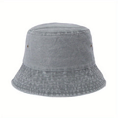 Solid Washed Bucket Hat