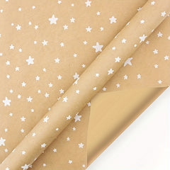 5pcs Retro Christmas Wrapping Paper Sheet Pack 5 Designs 43x100cm Tissue Paper