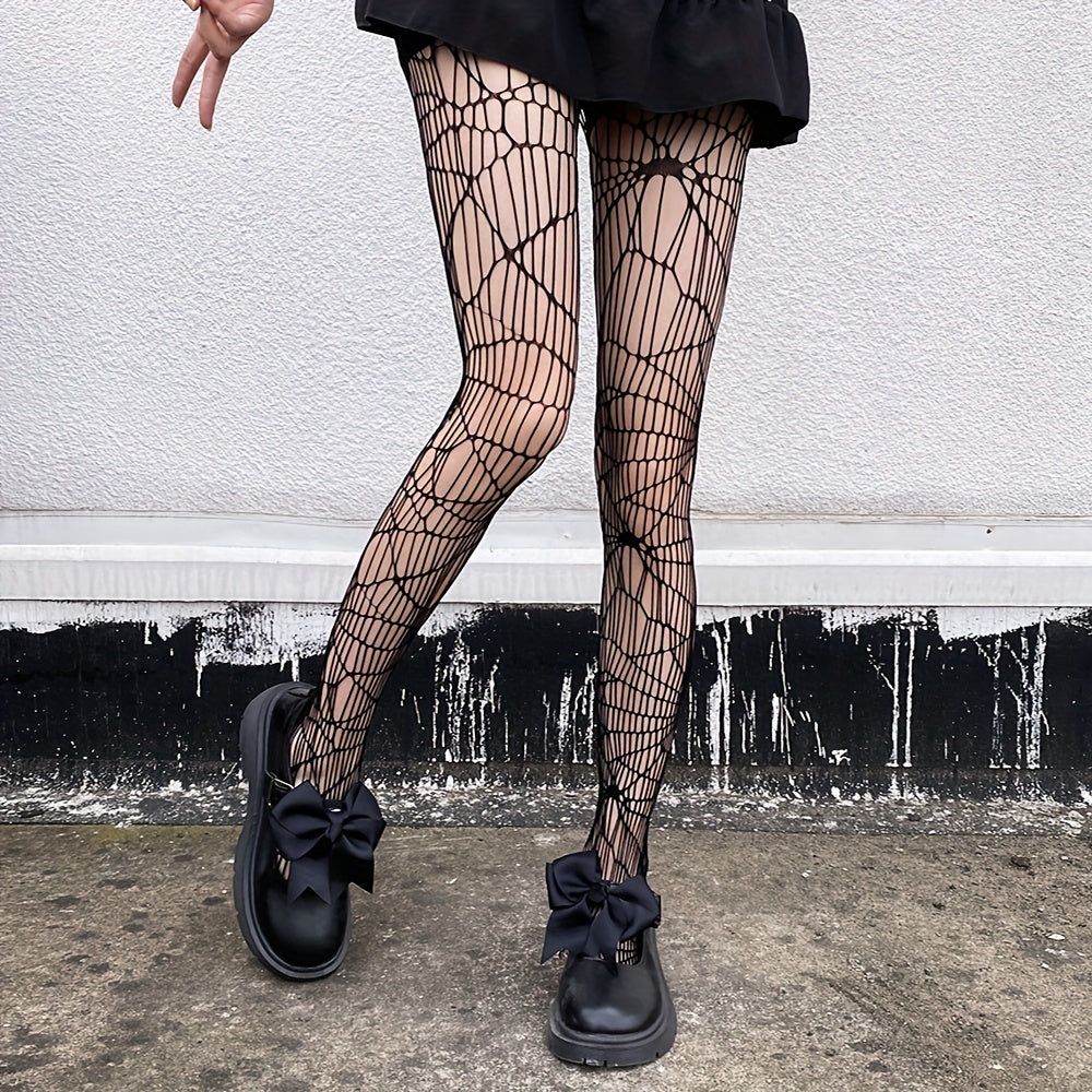 Fishnet Tights High Waist Mesh Pantyhose Women's Stockings
