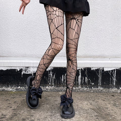 Fishnet Tights High Waist Mesh Pantyhose Women's Stockings