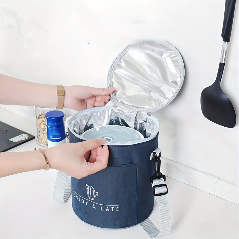 Outdoor Aluminum Foil Thermal Lunch Tote Bag for Camping Trip