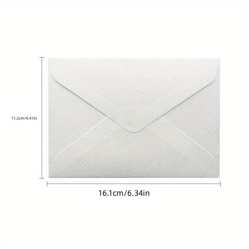 Linen Woven Retro Envelope Greeting Card Stationery Collection