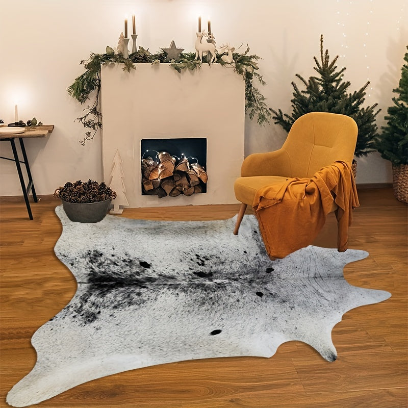 Faux Cowhide Carpet Western Home Decoration
