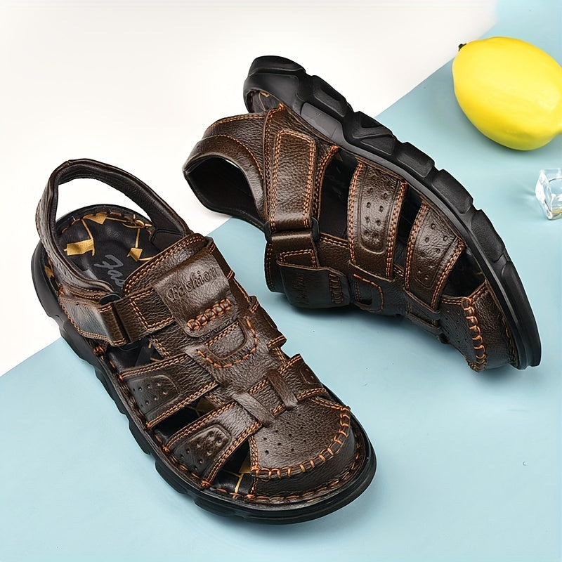 Men's Durable Closed Toe Hiking Sandals
