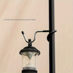 4pcs Camping Light Hanging Hook S Shape Stainless Steel Storage Hook