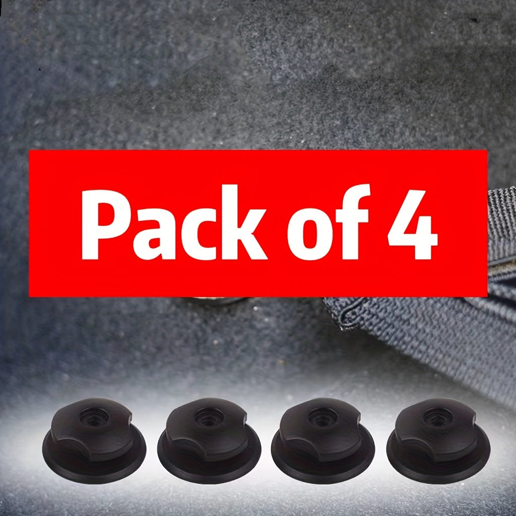 4pcs Car Hooks Car Luggage Net Trailer Trunk Pocket Hook