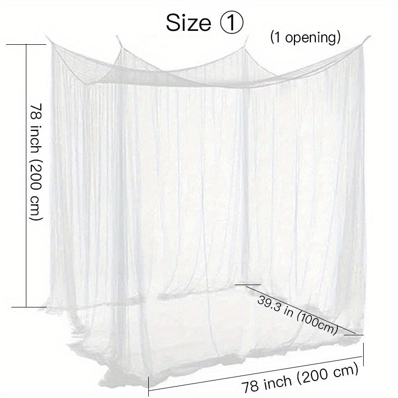 Durable Canopy Mosquito Net for Double to King Size Beds & Camping