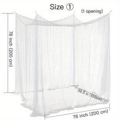 Durable Canopy Mosquito Net for Double to King Size Beds & Camping