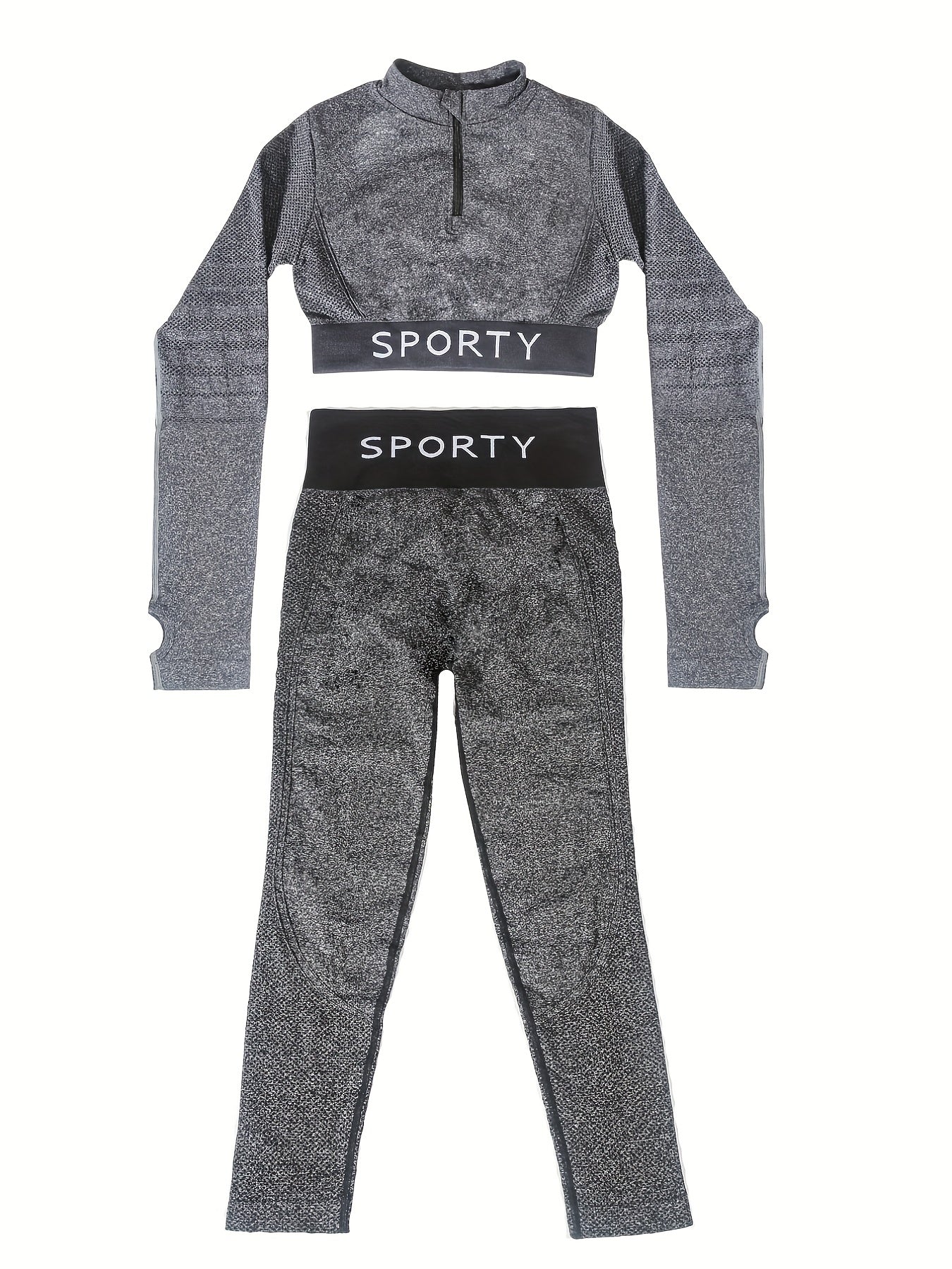Quick Drying Yoga Set Long Sleeve Sports Suit Women's Activewear