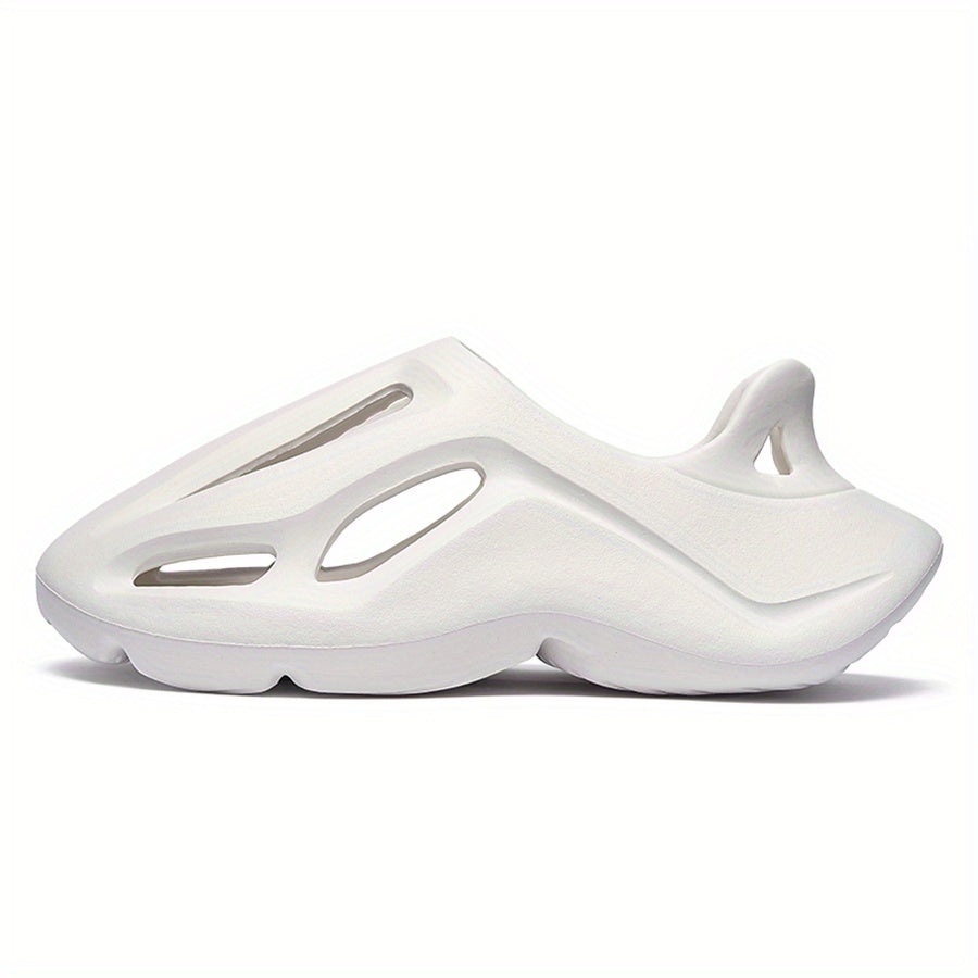 Men's Lightweight Slip On Platform Clogs - Outdoor Hollow Out Sandals