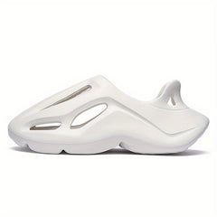 Men's Lightweight Slip On Platform Clogs - Outdoor Hollow Out Sandals