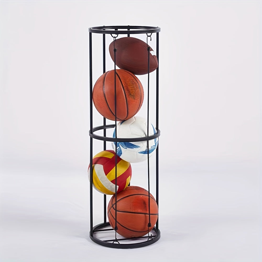 Ball Storage Basket Football Volleyball Home Storage Rack Toy Organizer Rack