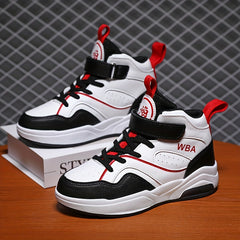Boys High Top Anti Slip Sneakers for Outdoor Walking Running