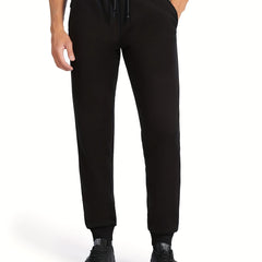 Men's Drawstring Fleece Sweatpants for Autumn Winter