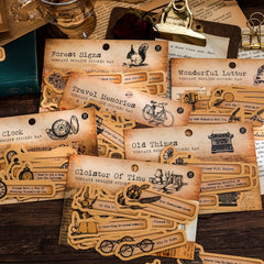 30PCS Vintage Stationery Scrapbooking Stickers