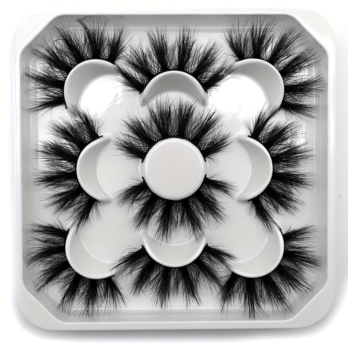 5 Pairs Thick Curling 25mm False Eyelashes Soft Dramatic Look Lashes