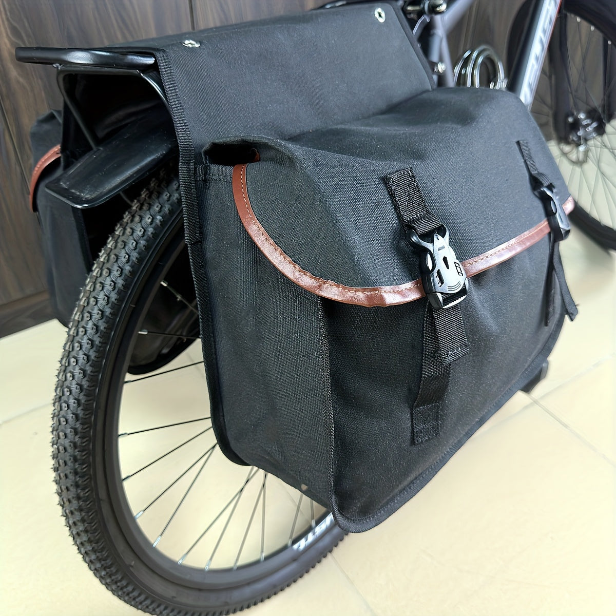Large Capacity Waterproof Bike Trunk Bag for Commuting and Shopping
