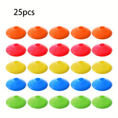 25pcs Soccer Ball Training Disc Football Agility Speed Equipment
