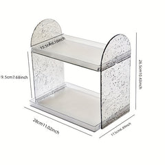 Glacier Pattern Storage Rack Double layer Aromatherapy Perfume Cosmetics Display