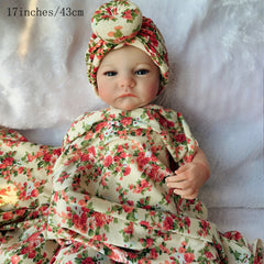 Reborn Baby Doll Hand Painted Baby Size 3D Skin Veins Collectible Art Doll