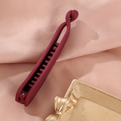 Women's Small Matte Hair Clip, Banana Shape Headdress, Hair Accessories