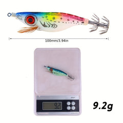 6pcs Squid Jig Set for Bass Fishing Seawater & Freshwater