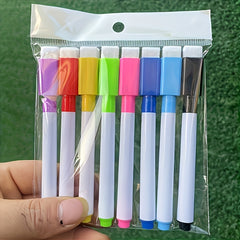 8 Pack Non Toxic Dry Erase Markers for Whiteboards Quick Dry Fade Resistant