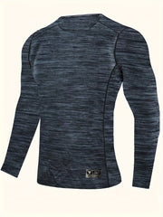 Men's Comfy Sports Compression T-shirt for Fitness Activities