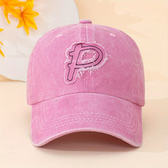Patch Baseball Cap Solid Washed Distressed Dad Hats Lightweight Adjustable Gol