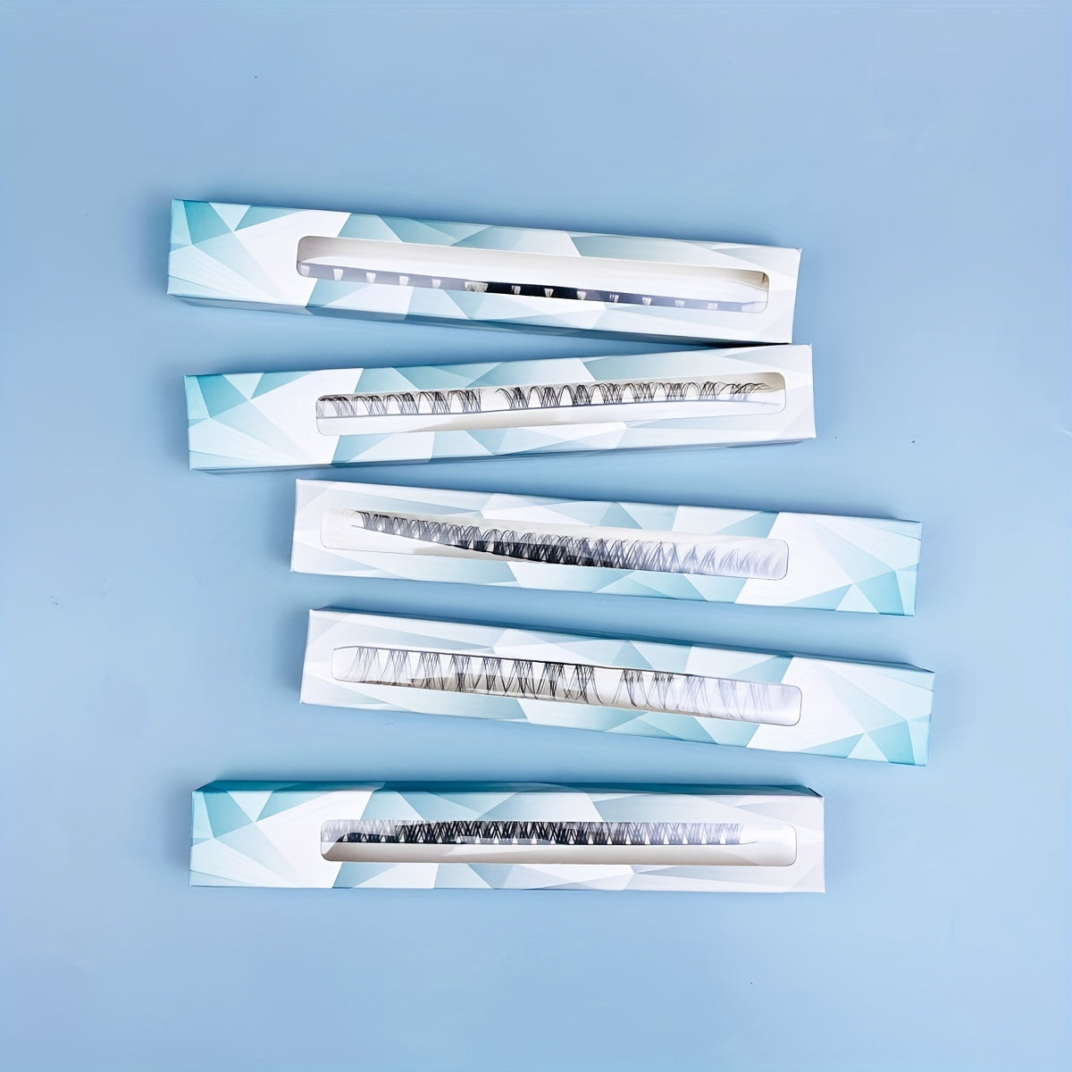 D Curling Lash Clusters Volume 100 Wispy Lashes DIY Use At Home 14mm