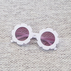 Flower Round Polarized Sunglasses for Kids - Girls & Boys