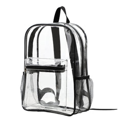 MezyTicky Kids Clear Backpack with Front Pocket & Straps