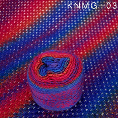 2pcs Rainbow Gradient Wool Yarn for DIY Crochet Knitting Sweaters Blankets