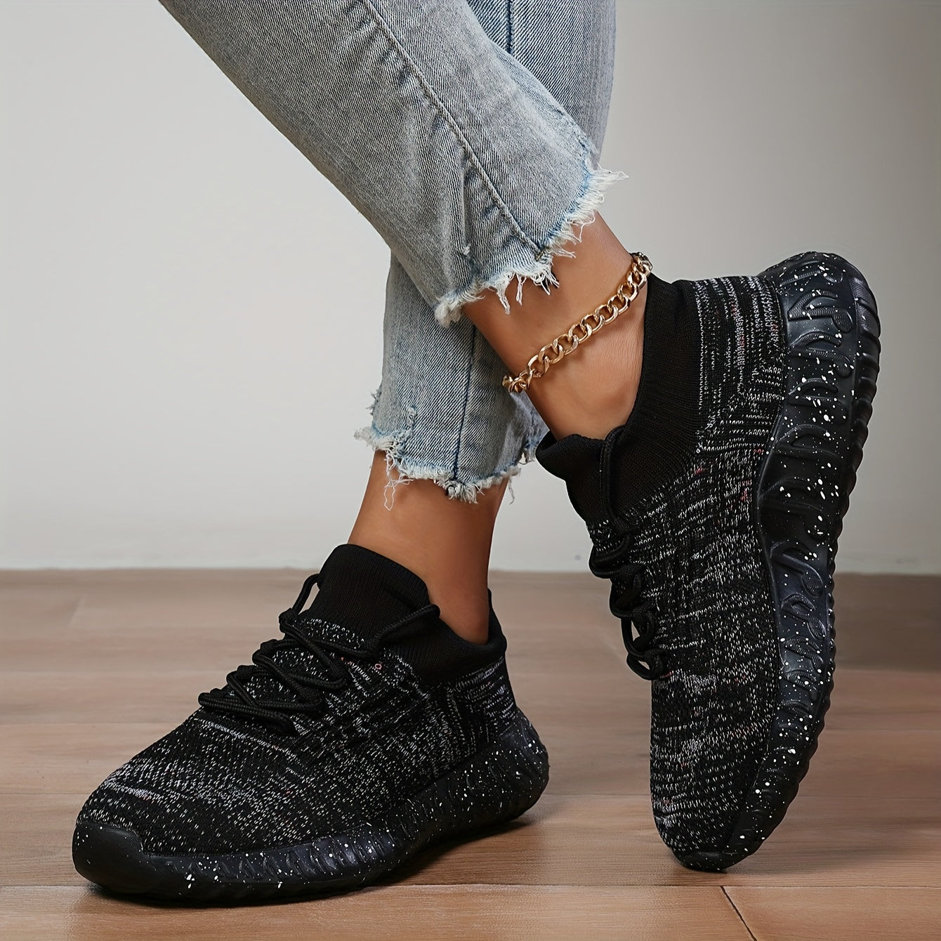 Women's Mesh Breathable Sports Shoes Lightweight Non slip Casual Travel Shoes